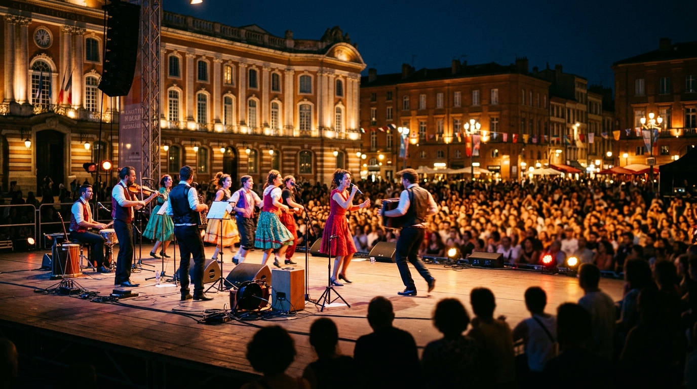 Spectacle vivant et festival culturel de l'association Zicozilo en plein air à Toulouse